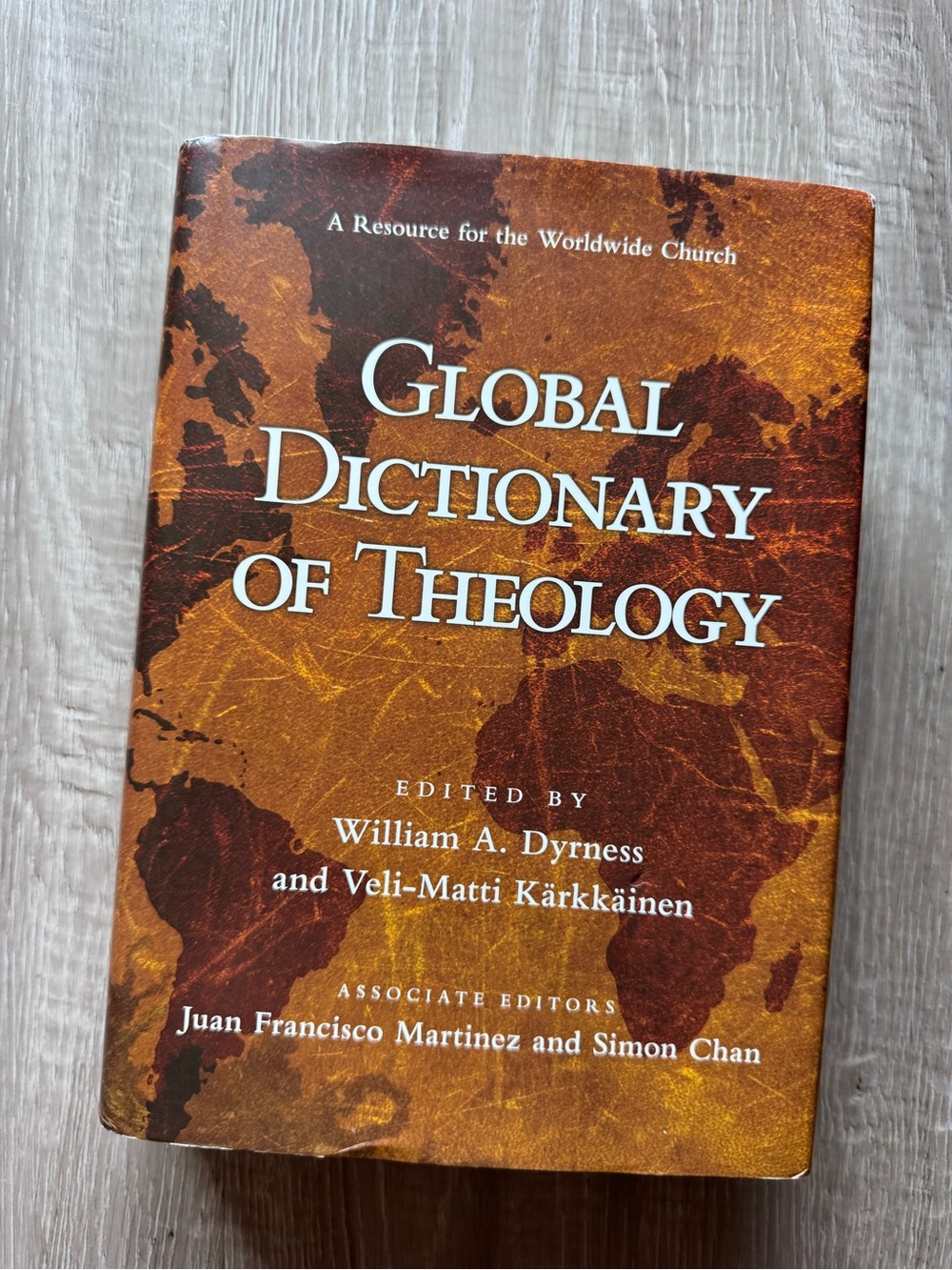 Global Dictionary of Theology Hardcover Book - Brown & Gold Cover $135